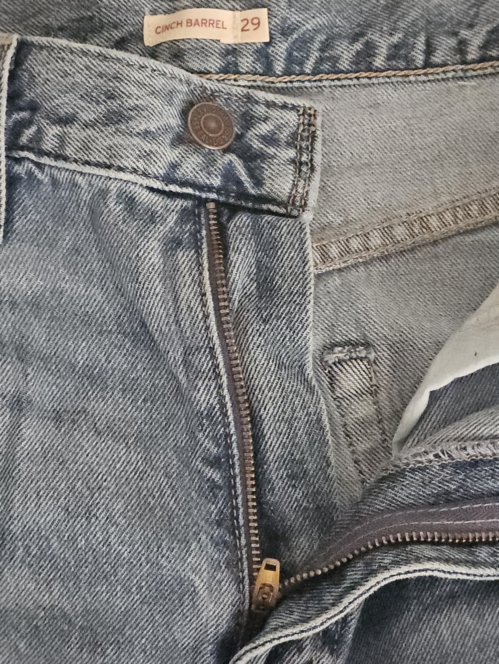 LEVI'S CINCH BARREL WOMEN'S JEANS 29 - Picture 5 of 10
